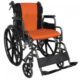 Αναπηρικό αμαξίδιο σειρά Golden 43cm Πορτοκαλί-Μαύρο - 0808482